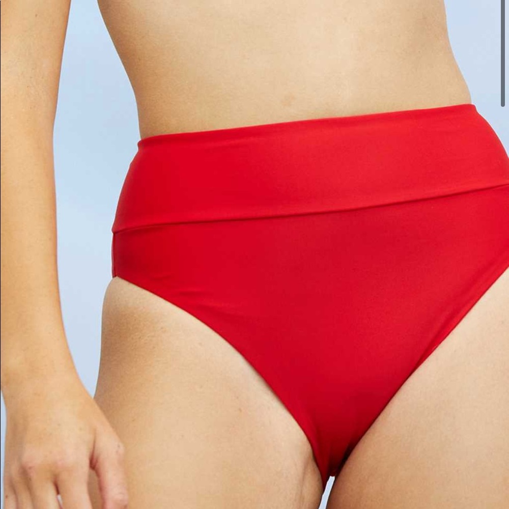High waisted bikini bottoms